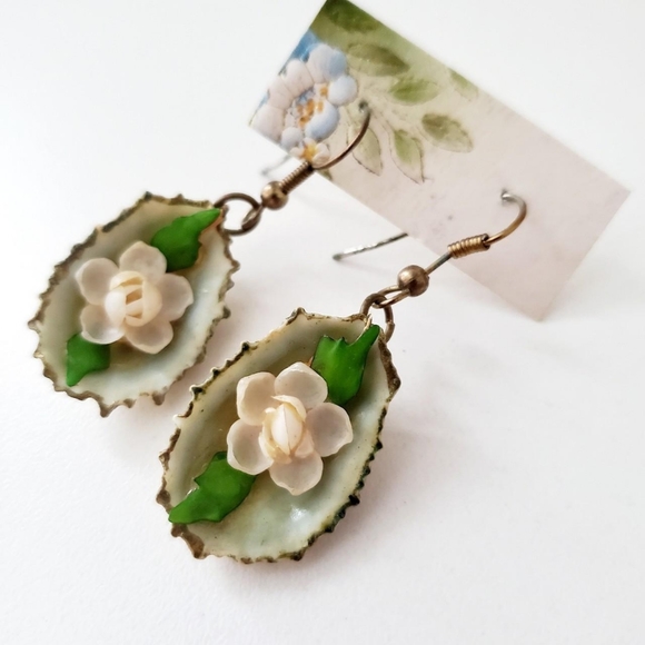 Vintage Pierced Earrings - Picture 3 of 3